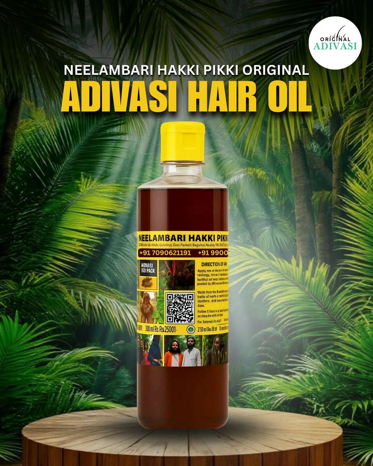 🔥Hakki Pikki Original Adivasi Hair Oil (REAL MANUFACTURER FROM DIRECT SOURCE)🔥