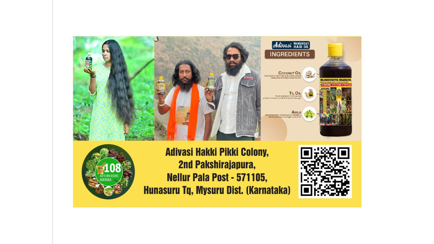 🔥Hakki Pikki Original Adivasi Hair Oil (REAL MANUFACTURER FROM DIRECT SOURCE)🔥